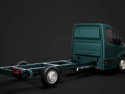 RAM Sprinter Chassis Single Cab L3 RWD 2020 3D model