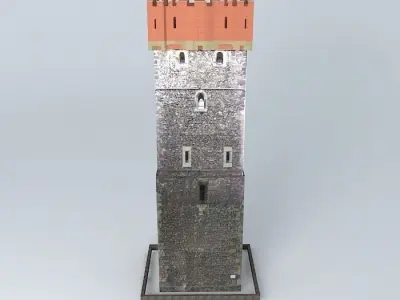 Piast Tower Poland Free 3D model