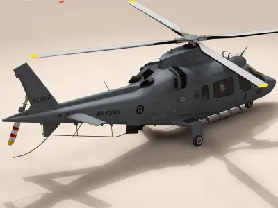 AW109LUH New Zealand 3D model