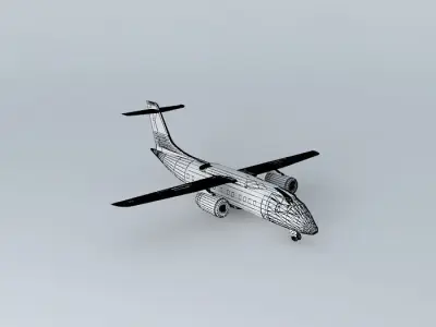 Template Dornier Do 328JET 3D model