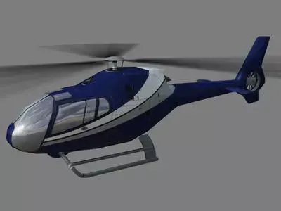 Colibri V1 Helicopter Low-poly 3D model