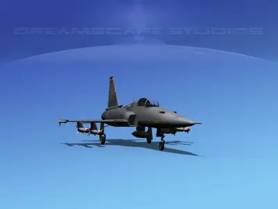 Northrop F-20 Tigershark V02 3D model