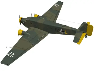 Junkers Ju52 3D model