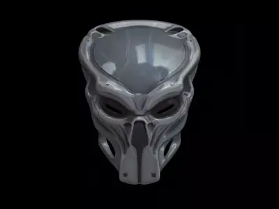 predator cosplay mask 3D print model get