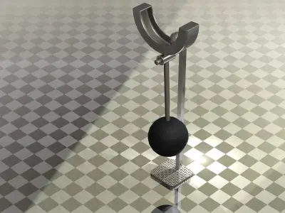 Pendulum and ball 3D model
