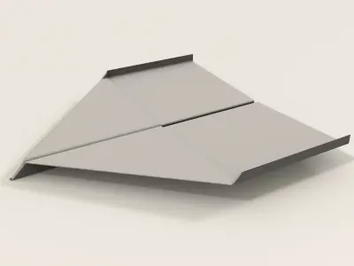 Paper Plane - Glider 3D model