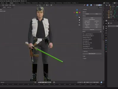 Luke Skywalker - Shadows of the Empire 3D print model