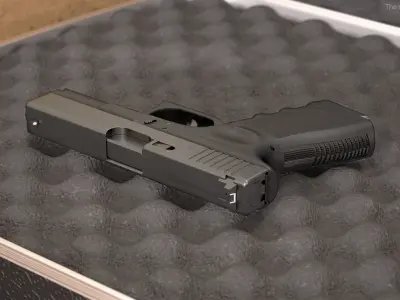 Glock G19 9mm Pistol 3D model