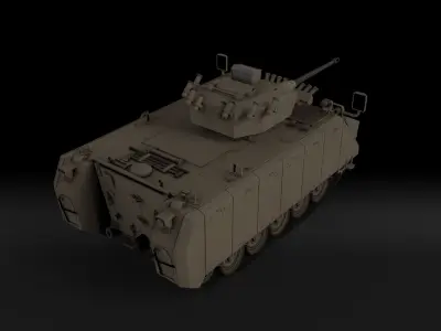 FNSS M113A4 Low-poly 3D model