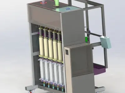 Filling machine 3D model