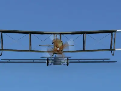 Airco DH-4 Browns Air Service 3D model