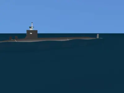 Virginia Class SSN 784 North Dakota 3D model