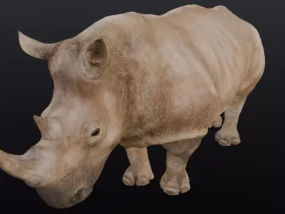 Behemoth Animated 3D Model Low-poly 3D model