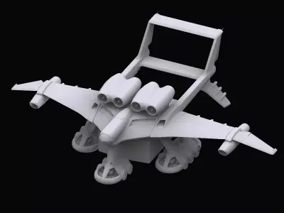 Gundam EF Medea model 3D model