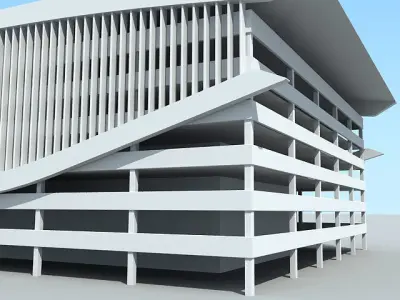 3D Architectural Building 80 3D model