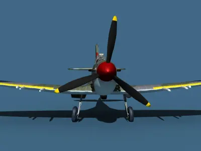 Supermarine Spitfire Mk5C V04 RAF 3D model