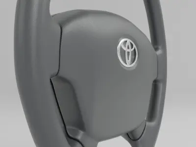 Toyota Steering Wheel 3D model
