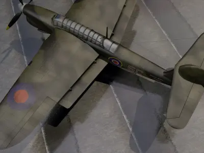 Fairey Barracuda Mk-2 3D model