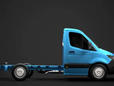 Freightliner Sprinter Chassis Single Cab L1 FWD 2020 3D model