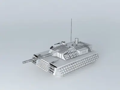 hill army tank Free 3D model