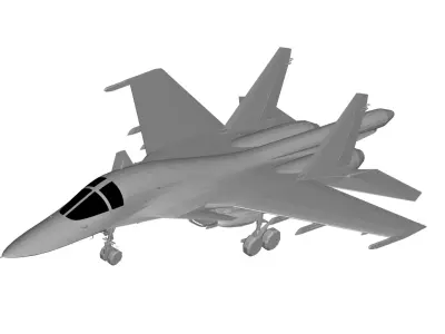 Sukhoi Su-34 3D model