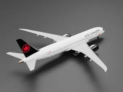 Boeing 787-9 Air Canada 3D model