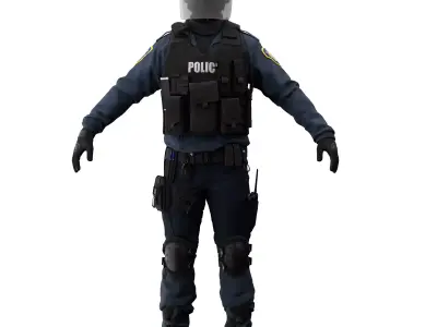 Police Swat 3D model