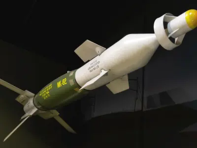 GBU-12 Paveway II guided missile 3D printable model 3D print model