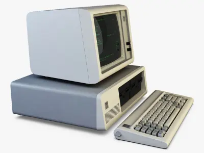 IBM 5150 Personal Computer 3D model