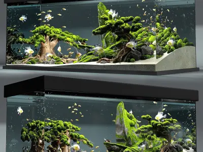 Aquarium snail king 3D model