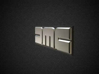 dmc logo 3D model