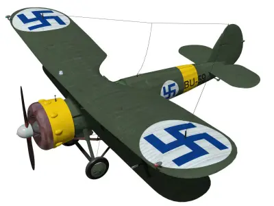 Bristol Bulldog Mk-IV 3D model