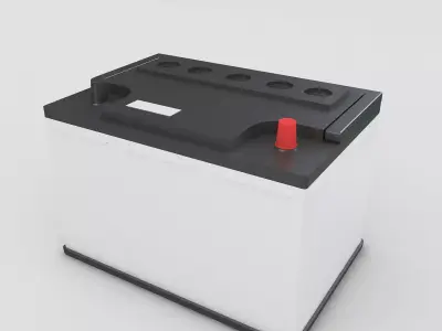 Car Battery 3D model
