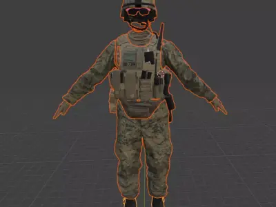 MARSOC Marines Outfit for Genesis 9 3D model