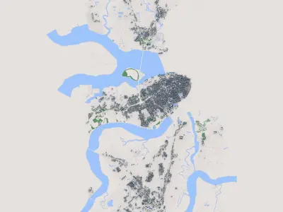 Charleston City South Carolina United States 3D model