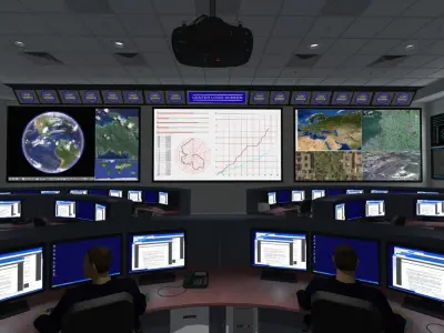 Command Center - Modular 3D model