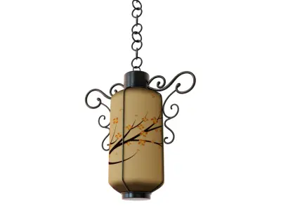 Lantern Free low-poly 3D model