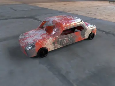 car 3 Free low-poly 3D model