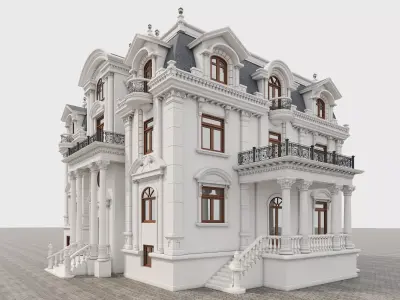 Classical style Villa 3D model