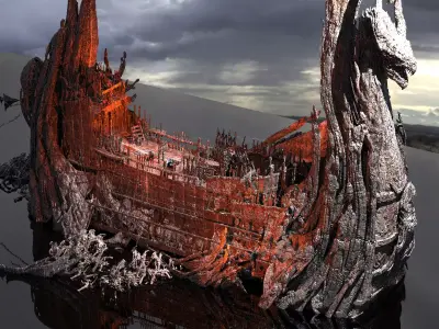 Kharon the Ferryman Grand Ship 3D model