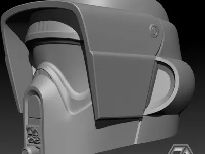 STAR WARS - SCOUT TROOPER HELMET 3D print model purchase