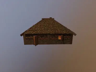 MEDIEVAL HOUSE 4 - LEVEL 1 by RogueFilmProductions 3D model