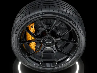 Michelin Pilot Sport S 5 255 35 ZR20 97Y 3D model