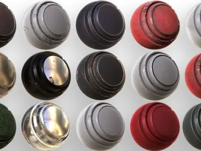 Smart SciFi Materials Military Collection for Vehicles Texture