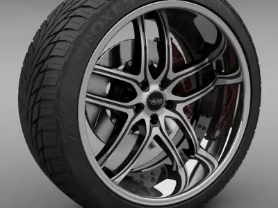 Savini Forged BS-2 Wheel 3D model