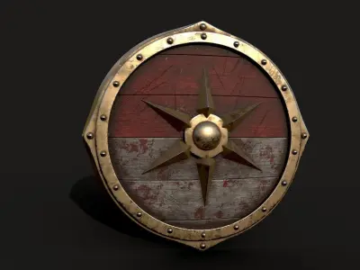  Medieval Shield 3D model