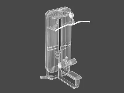 Technogym Selectorized Artis Lat Machine 3D model