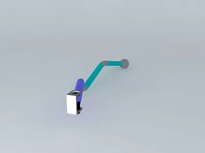 ELP suction arm with head Free 3D model