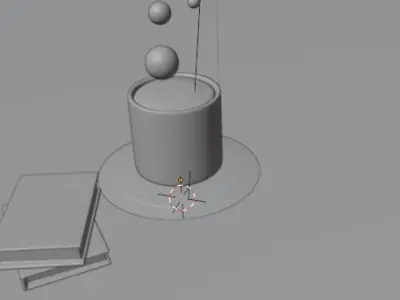 book and coffee Free 3D model