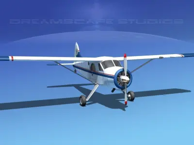 Dehaviland DH-2 Beaver SL07 3D model